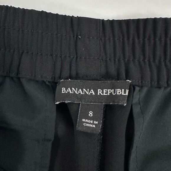Banana Republic Womens size 8 Black Drapey Jogger Pant 186091 - Picture 8 of 10